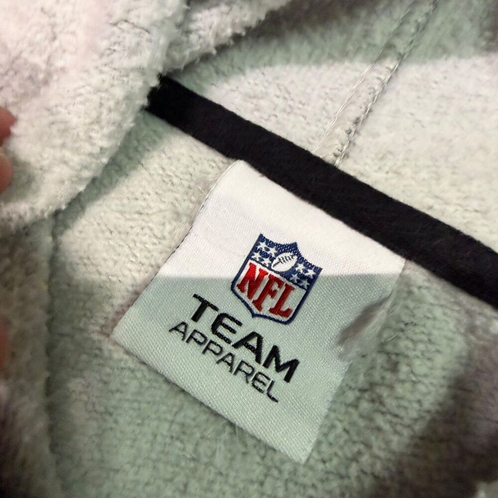 Pittsburgh Steelers NFL Team Apparel Hoodie Gray Black Pullover Men’s L-XL - Picture 8 of 11